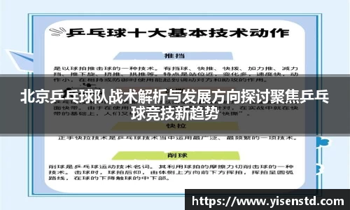 北京乒乓球队战术解析与发展方向探讨聚焦乒乓球竞技新趋势